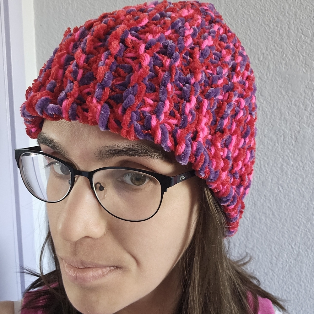 Handmade Knitted and Crocheted Bennie